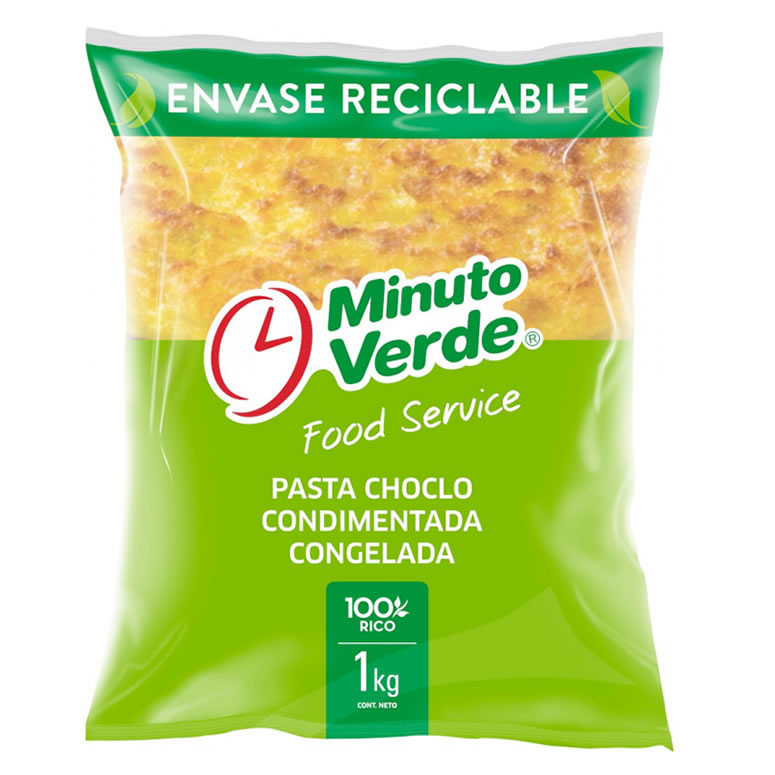 PASTA CHOCLO CONDIMENTADA MINUTO VERDE PASTA CHOCLO CONDIMENTADA MINUTO VERDE - Imagen 1
