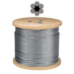 CABLE DE ACERO GALV 6 X 19 + FC 3/8