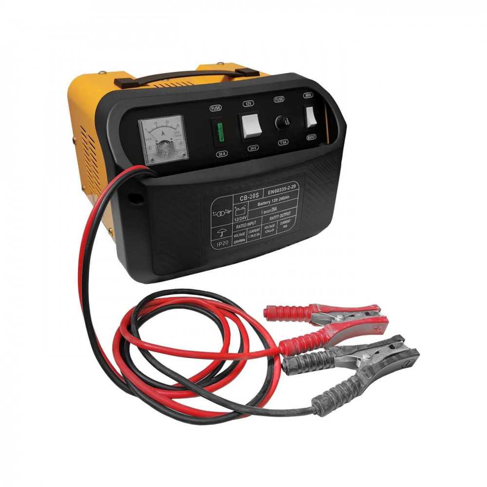 cargador CARGADOR DE BATERIAS CB-20S KRAFTER 12/24V 220V 60-200 AH - Imagen 1
