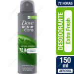 Desodorante Aerosol Hombre Dove Men+Care Extra Fresh 150 ml