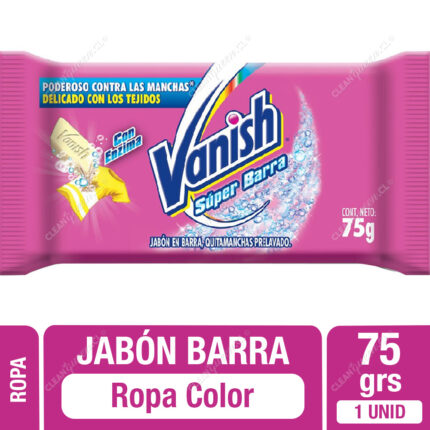 Jabón Barra Vanish Ropa Color 75 g