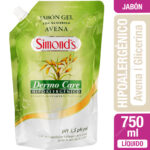 Jabón Líquido Avena Simond’s Dermocare Doypack 750 ml