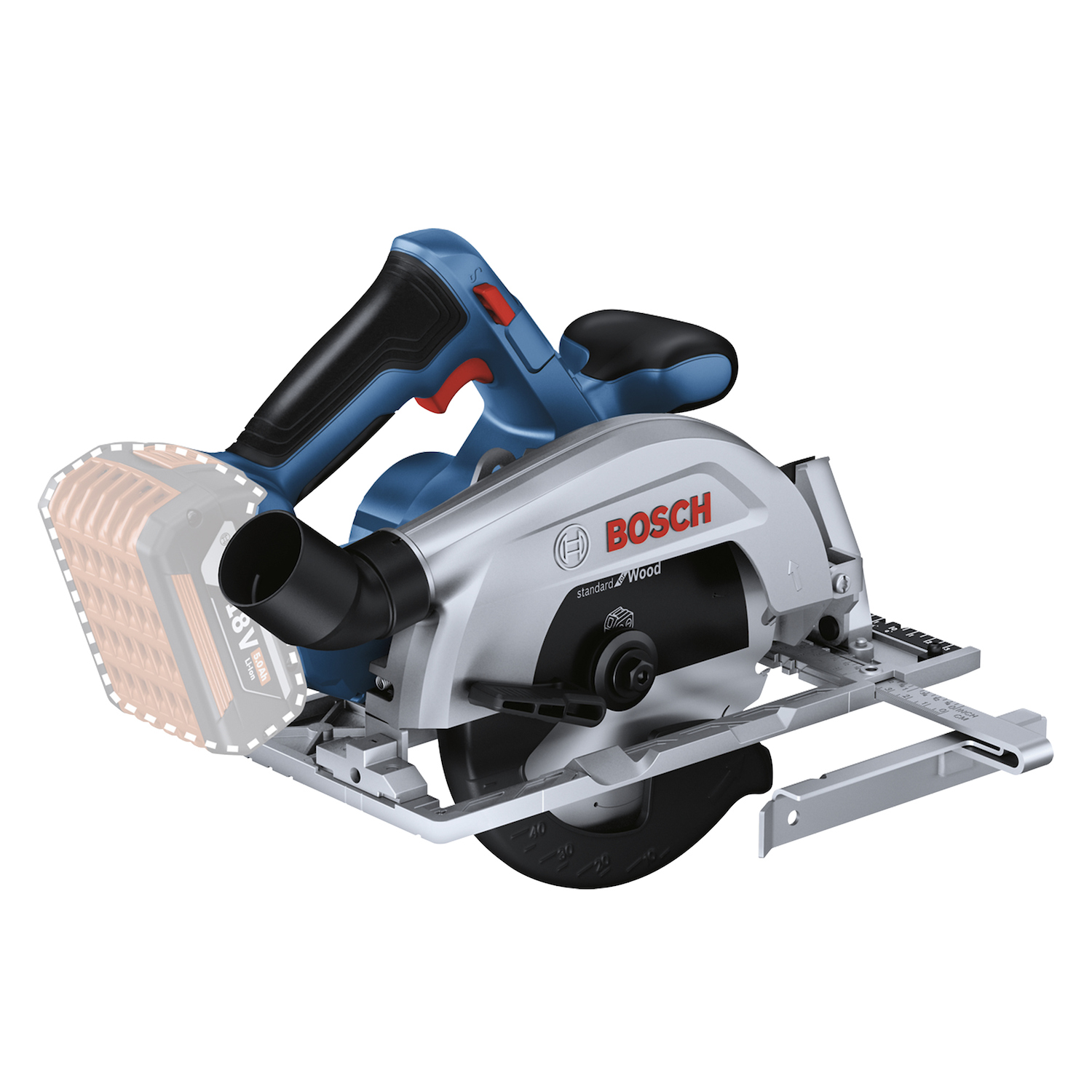 sierra 4 SIERRA CIRCULAR INALAMBRICA 6 1/2 BOSCH GKS 185-LI BL SB - Imagen 1