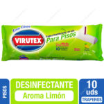 Trapero Húmedo Desinfectante con Ojal Virutex Limón 10 Unid