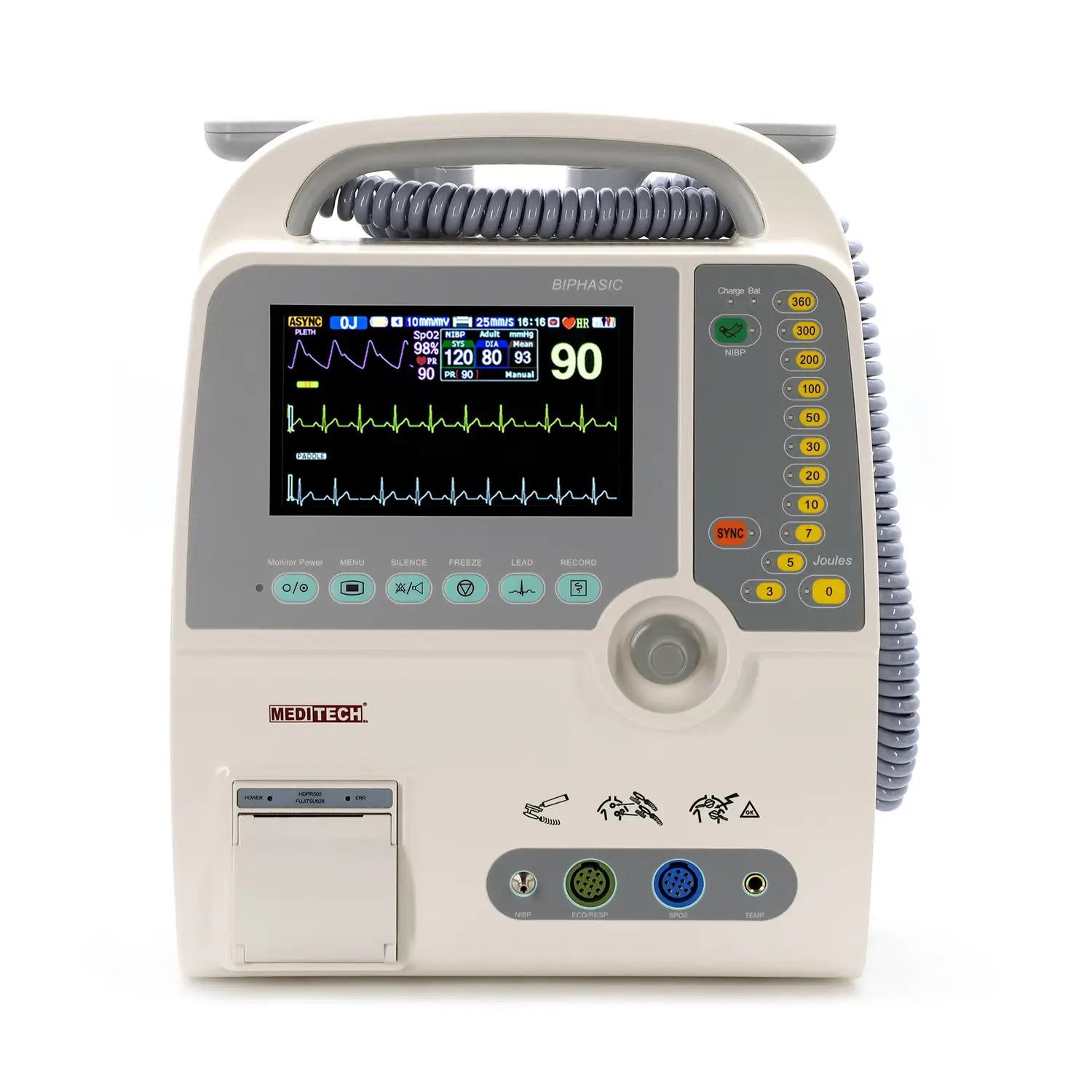 Desfibrilador Monitor Portátil B-900B BIFASICO
