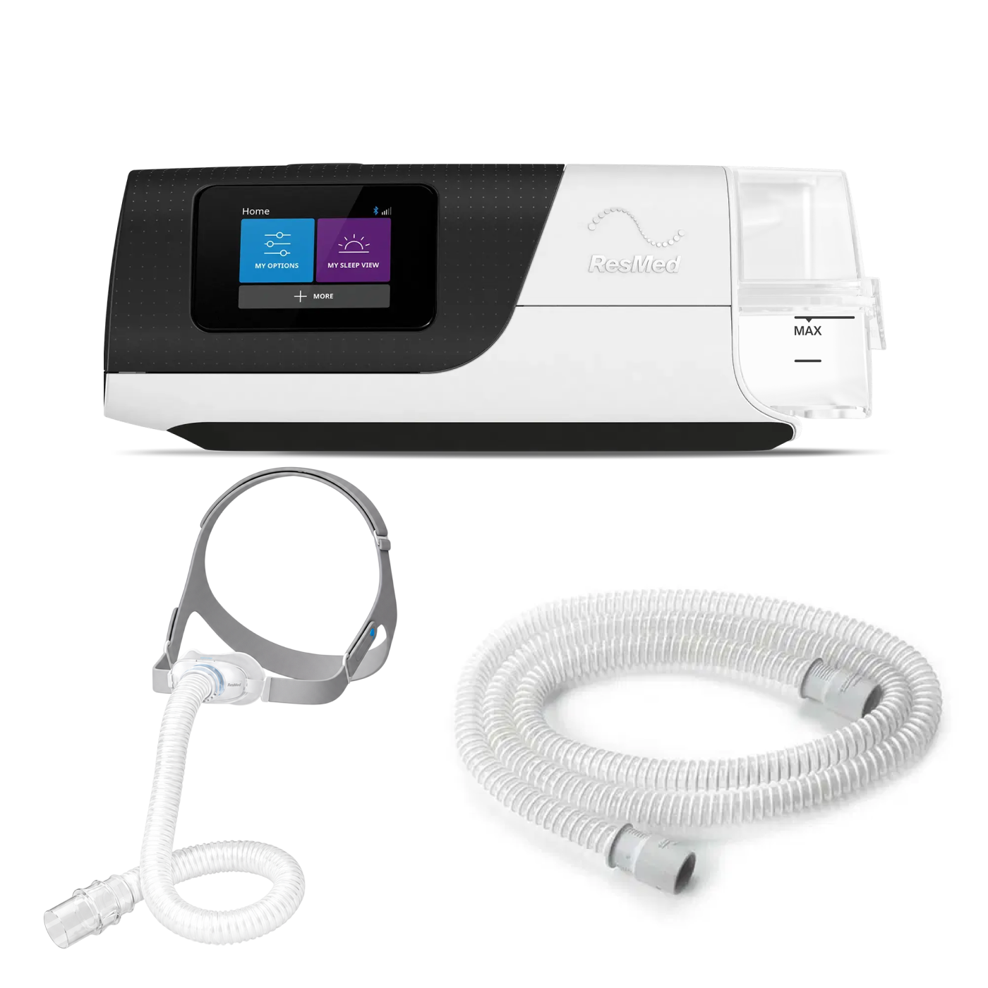Auto CPAP AirSense 11 ResMed con Tubo Estandar + Mascarilla Nasal YN-06
