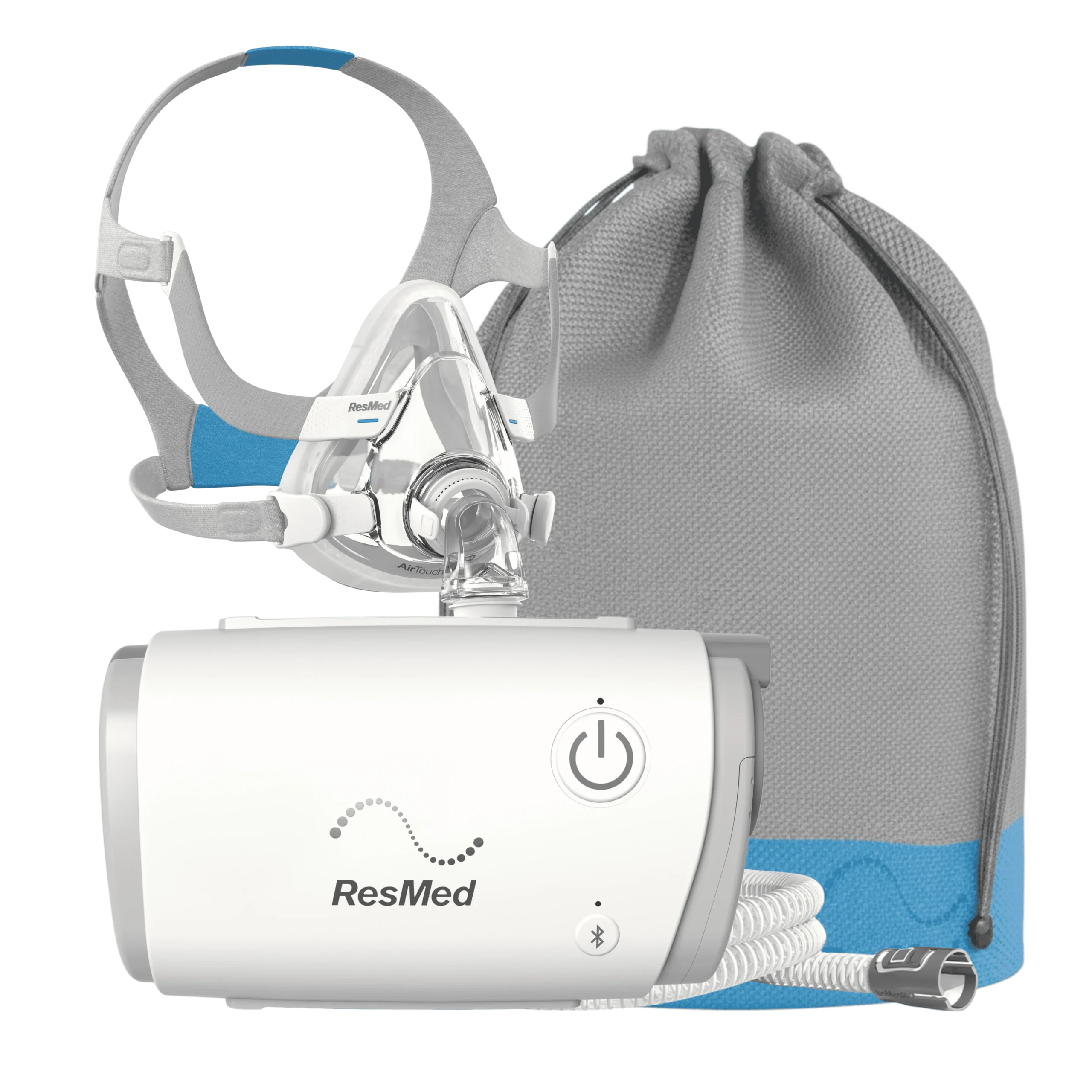 Auto CPAP Portátil AirMini pack con Mascarilla AirFit F20