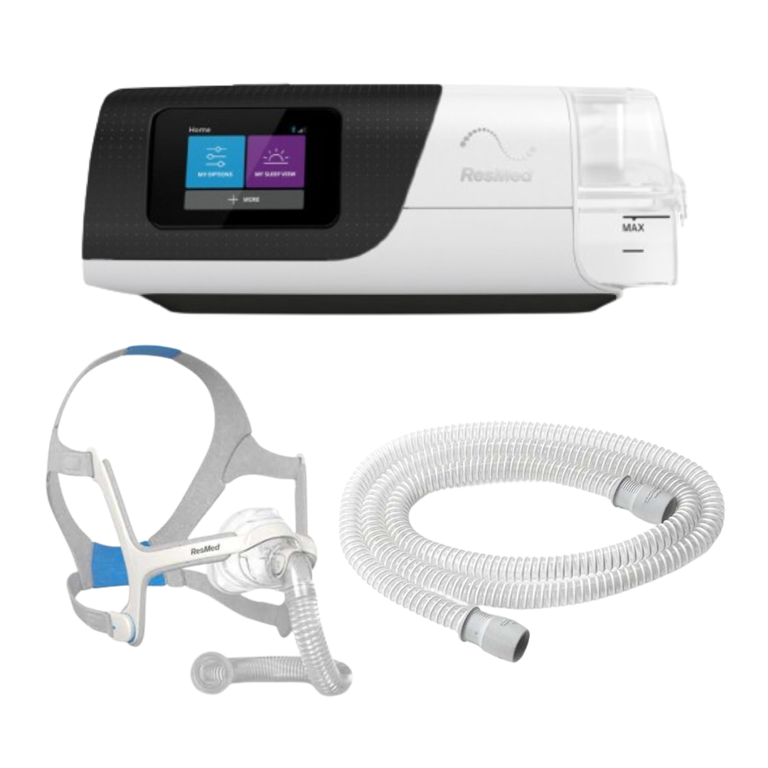 Auto CPAP AirSense 11 Resmed con Tubo Estándar y Mascarilla Nasal Airfit N20
