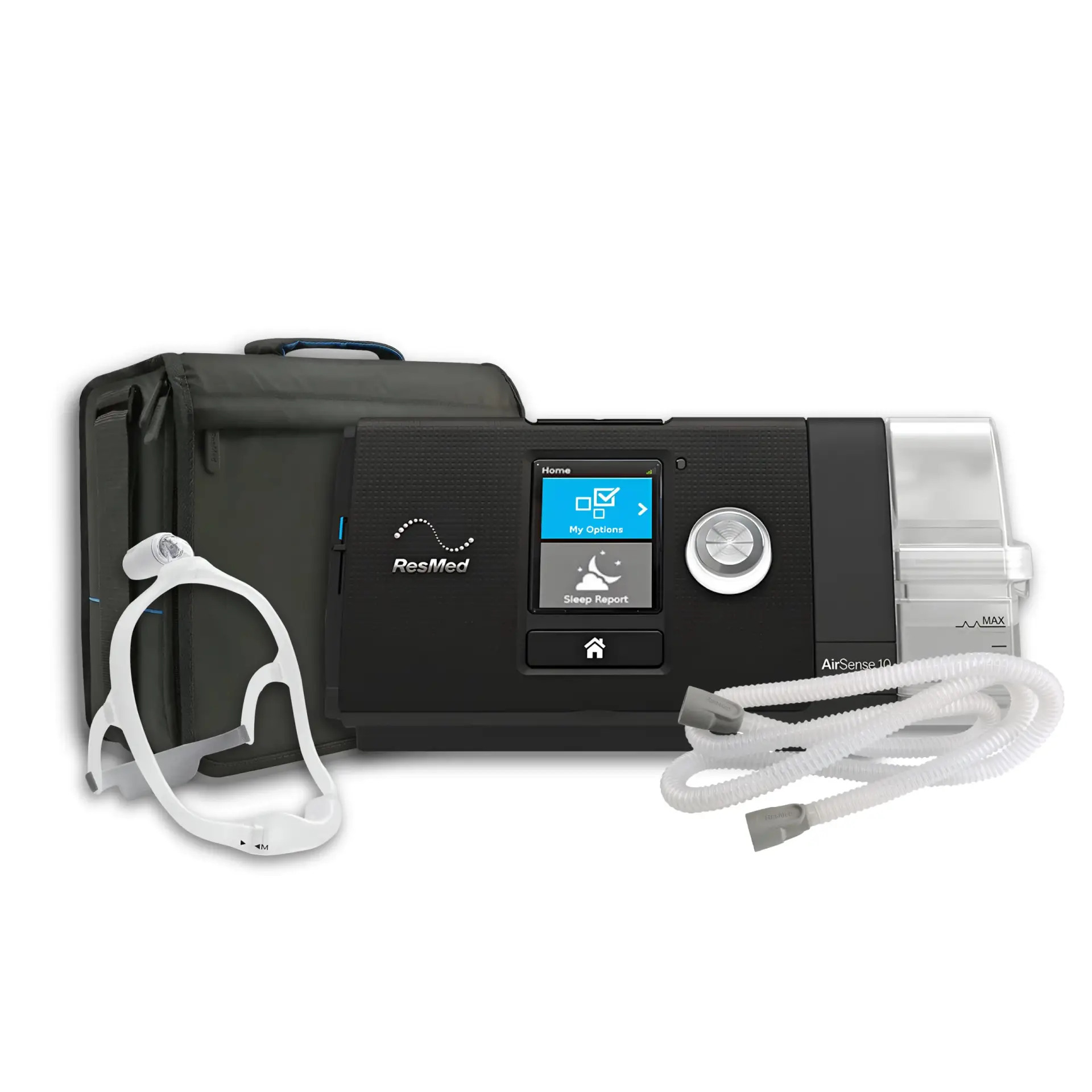 Auto CPAP AirSense 10 Resmed con Tubo Estándar y Mascarilla Nasal Dreamwear