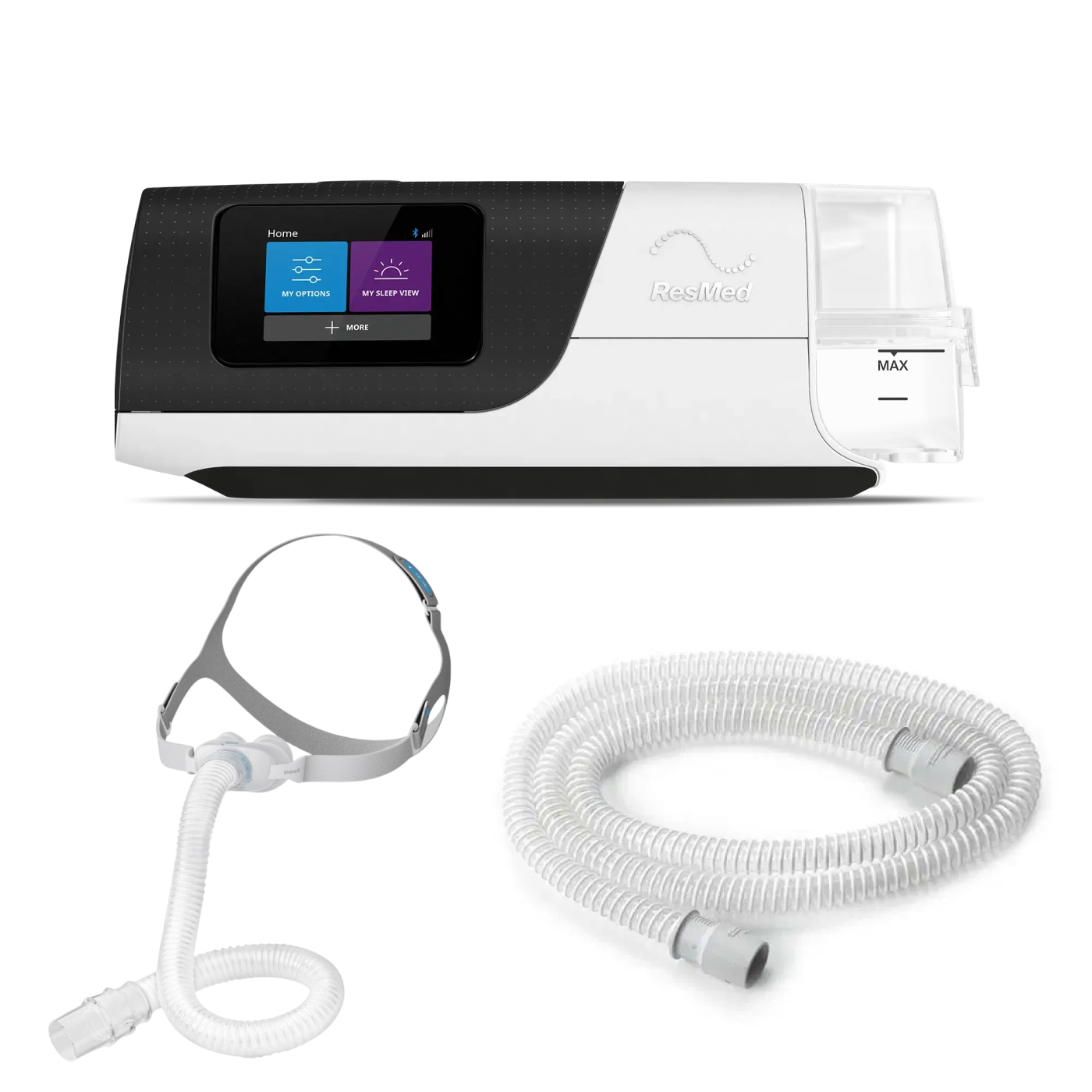 Auto CPAP AirSense 11 ResMed con Tubo Estandar + Mascarilla Nasal YP-06 Pillow