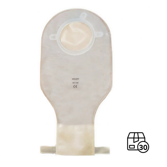 30 Bolsas de Colostomía Drenable Valore 2 Opaca 70mm